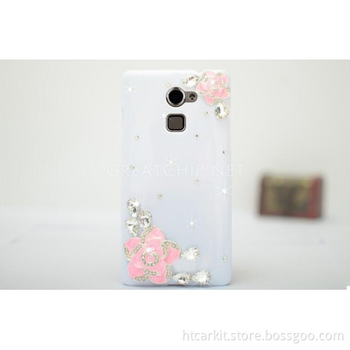 Newest diamond pc mobile phone cover for Huawei Mate 8